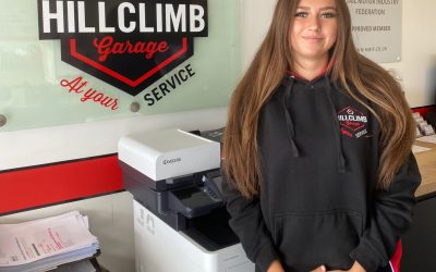 New Apprentice at Hillclimb Garage
