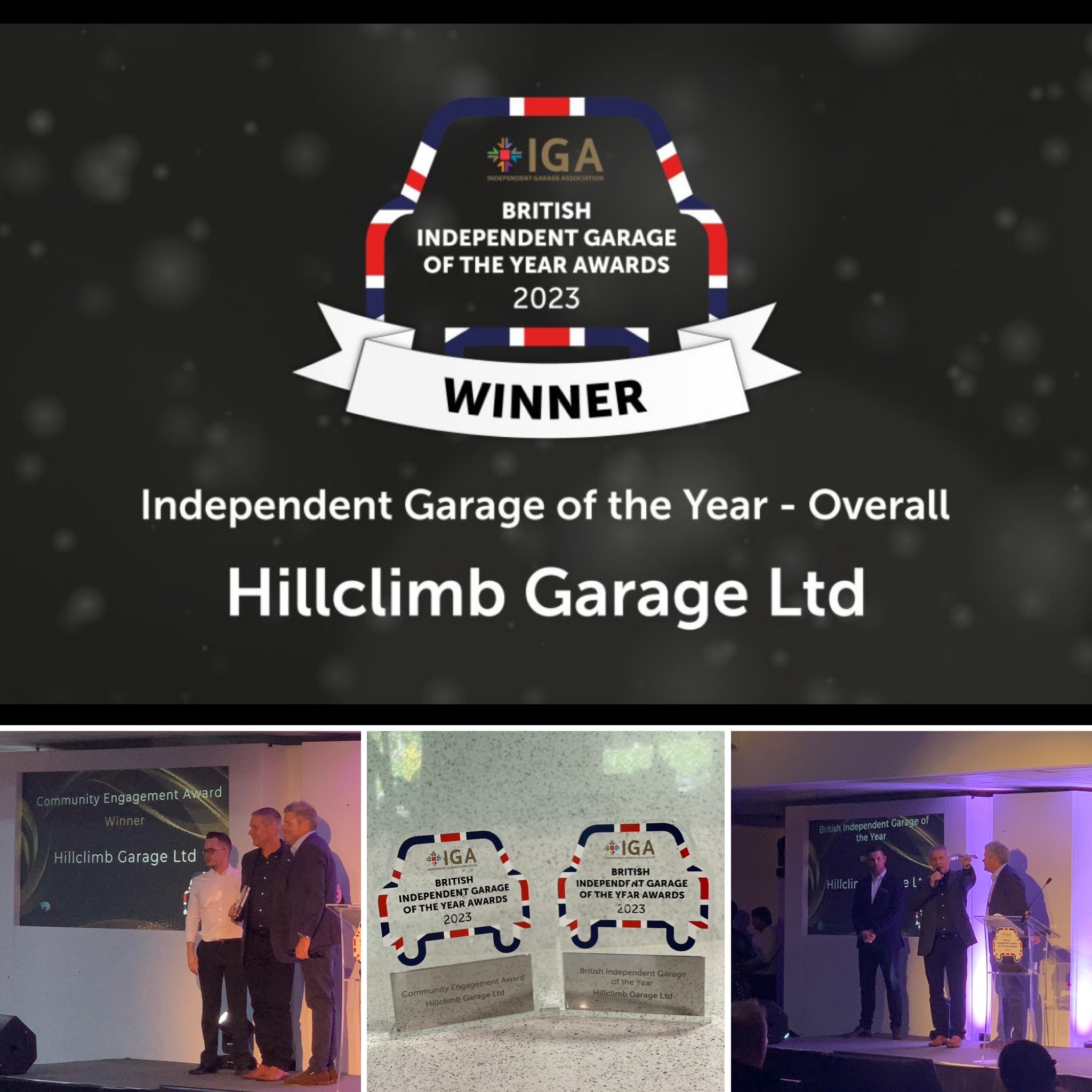 Hillclimb Wins UK Garage of the Year Award