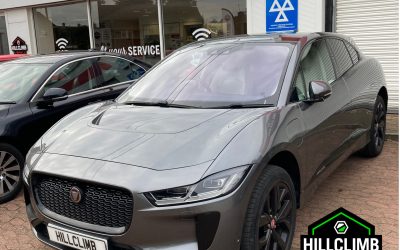 Lovely I-PACE Electric SUV at Hillclimb