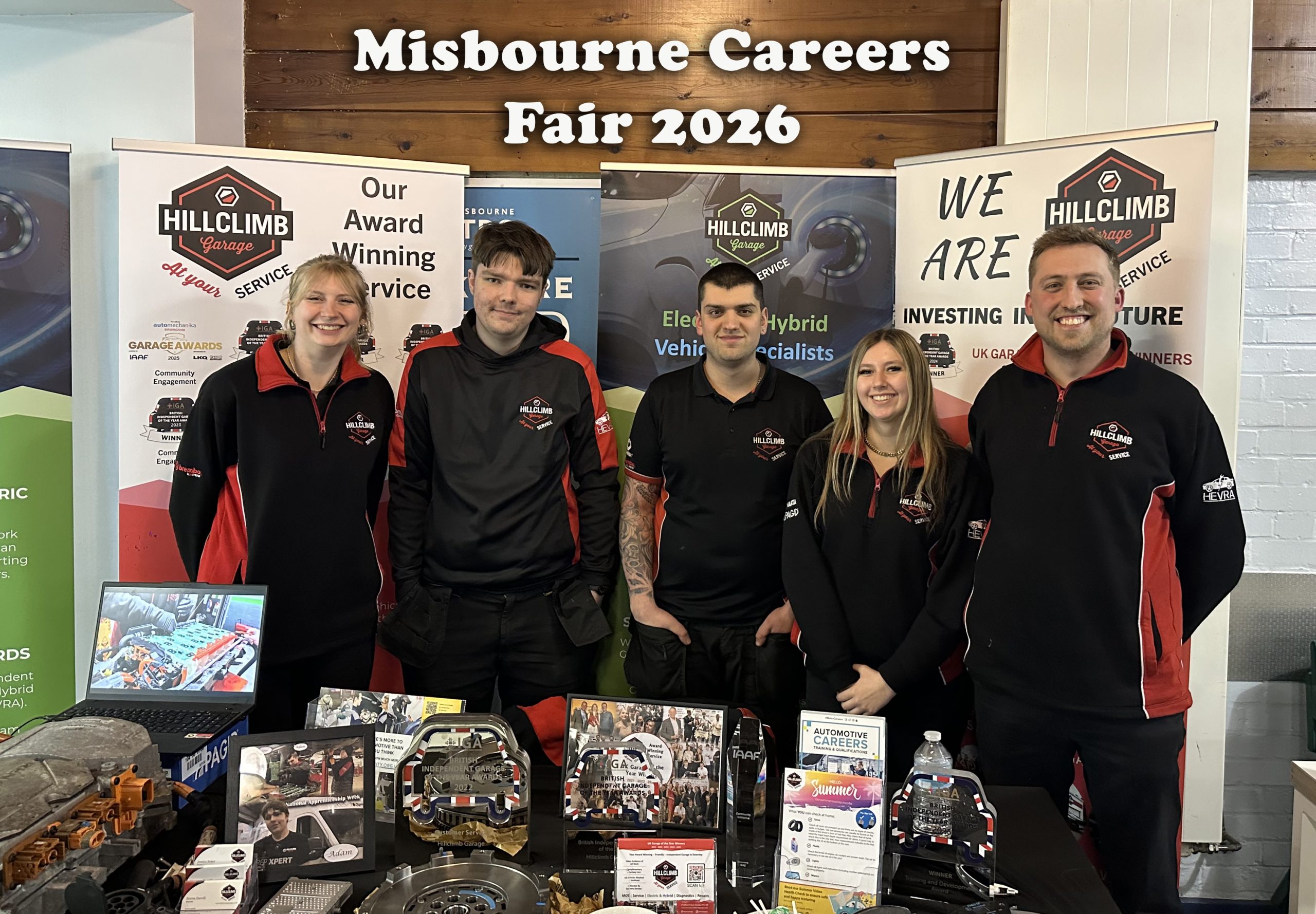 Hillclimb Team at Misbourne Careers Fair 2026
